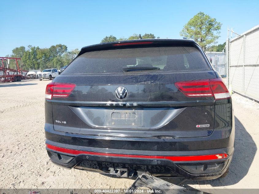 2022 Volkswagen Atlas Cross Sport 3.6L V6 Sel R-Line Black VIN: 1V2AE2CAXNC224502 Lot: 40422397