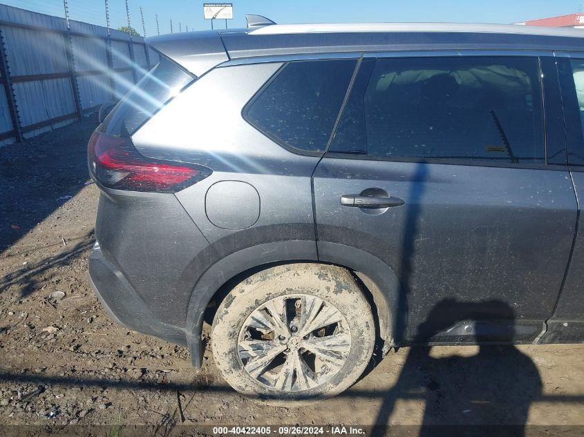 VIN 5N1AT3BA9MC849689 2021 NISSAN ROGUE SV FWD