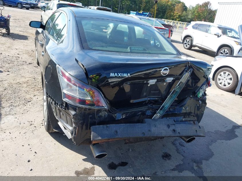 1N4AA5AP6DC829207 2013 Nissan Maxima S/Sv