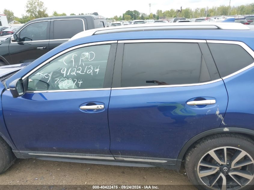 2019 Nissan Rogue Sl VIN: 5N1AT2MT6KC763374 Lot: 40422475