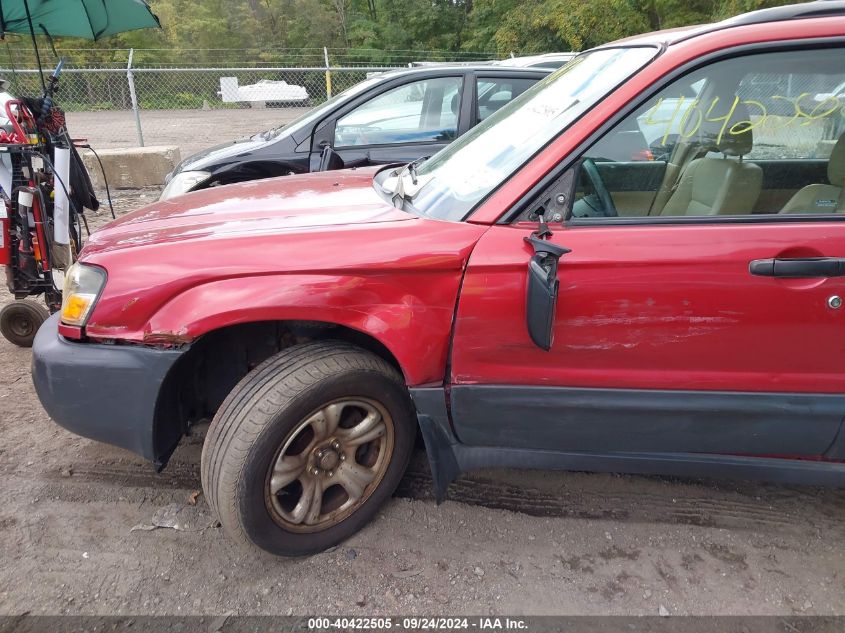 2005 Subaru Forester 2.5X VIN: JF1SG63655H700344 Lot: 40422505