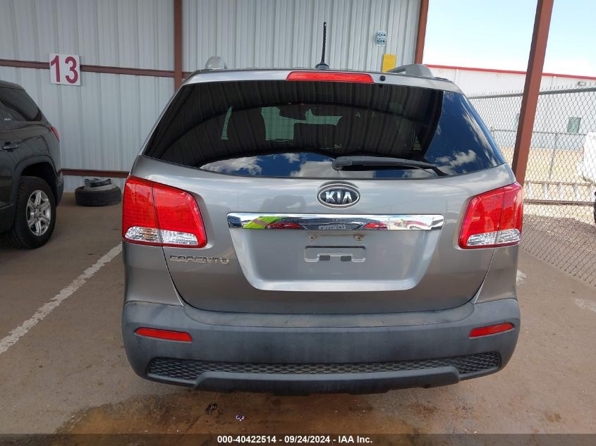 2012 Kia Sorento Lx VIN: 5XYKT4A25CG287390 Lot: 40422514