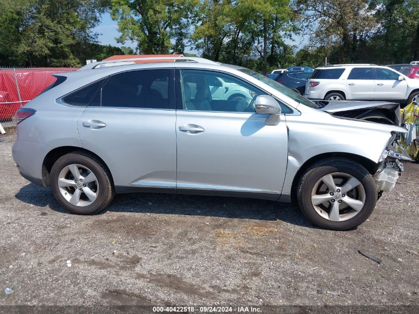 2014 Lexus Rx 350 350/Base/F Sport VIN: 2T2BK1BAXEC251809 Lot: 40422518