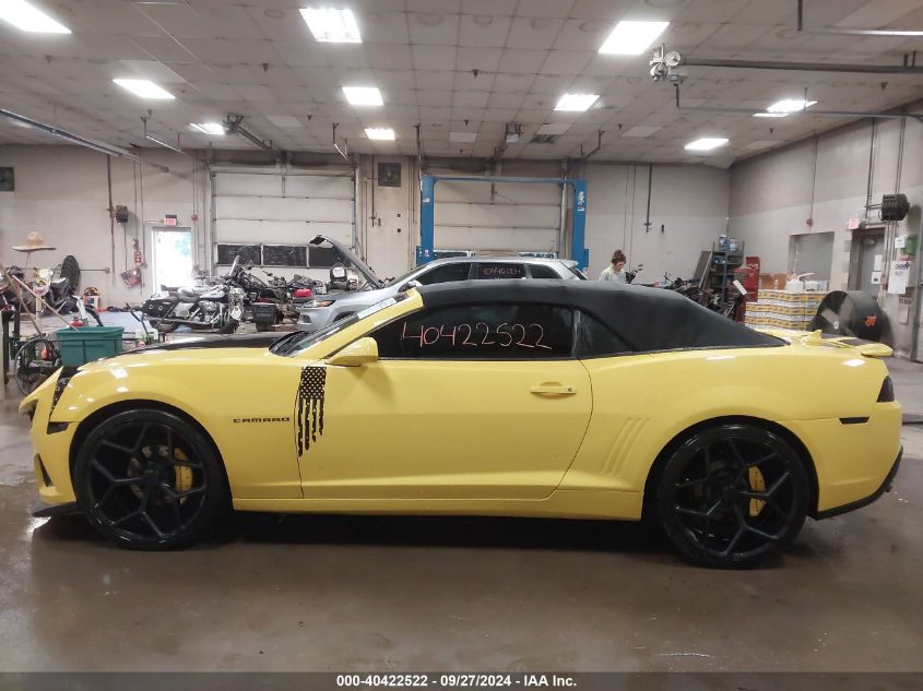 2015 Chevrolet Camaro 1Lt VIN: 2G1FD3D36F9216365 Lot: 40422522