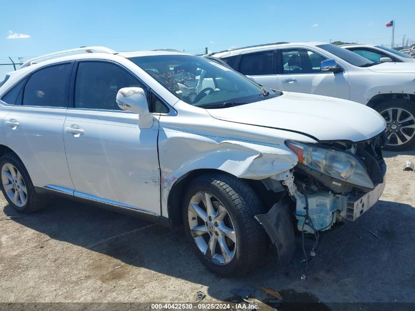 2010 Lexus Rx 350 VIN: JTJZK1BA3A2408072 Lot: 40422530