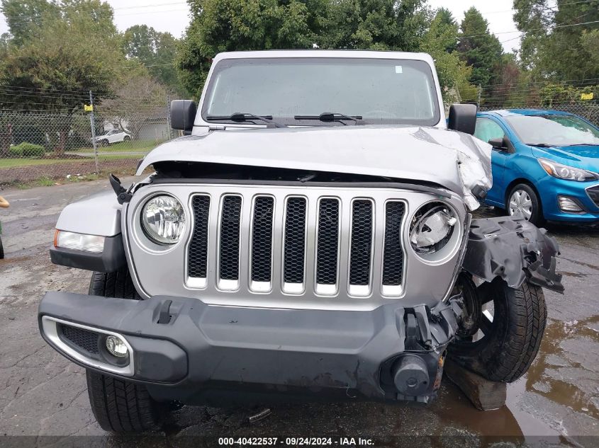 2019 Jeep Wrangler Unlimited Sahara 4X4 VIN: 1C4HJXEN7KW599976 Lot: 40422537