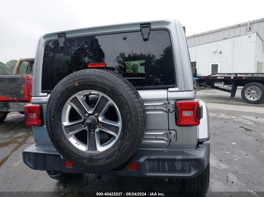 2019 Jeep Wrangler Unlimited Sahara 4X4 VIN: 1C4HJXEN7KW599976 Lot: 40422537