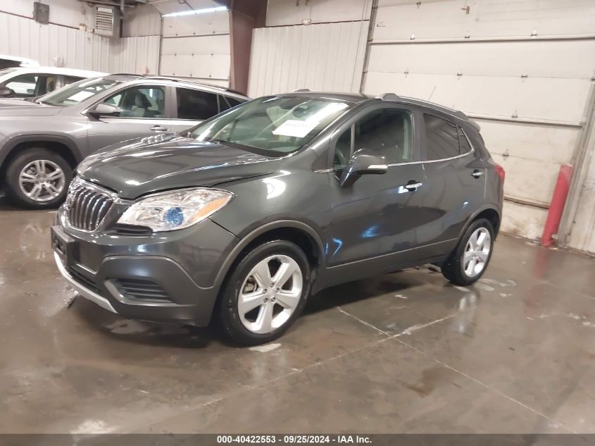 2016 Buick Encore VIN: KL4CJASB4GB599525 Lot: 40422553