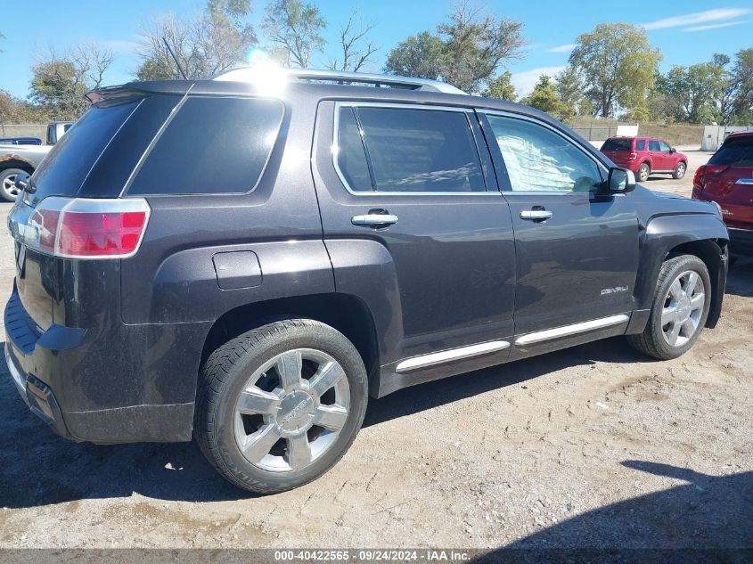 2014 GMC Terrain Denali VIN: 2GKFLZE39E6378992 Lot: 40422565