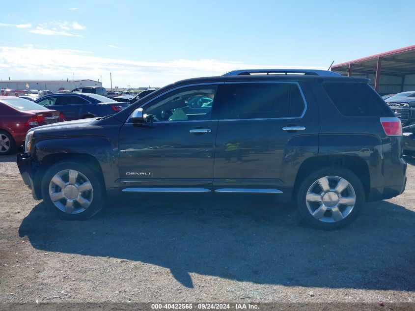 2014 GMC Terrain Denali VIN: 2GKFLZE39E6378992 Lot: 40422565