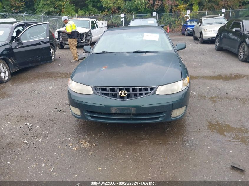 2000 Toyota Camry Solara Se VIN: 2T1CG22P3YC287446 Lot: 40422566