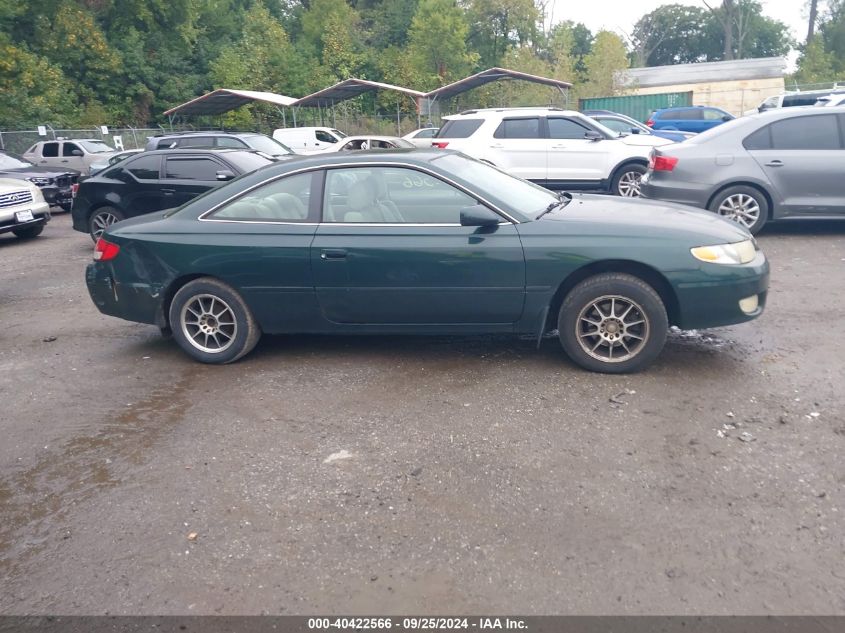 2000 Toyota Camry Solara Se VIN: 2T1CG22P3YC287446 Lot: 40422566