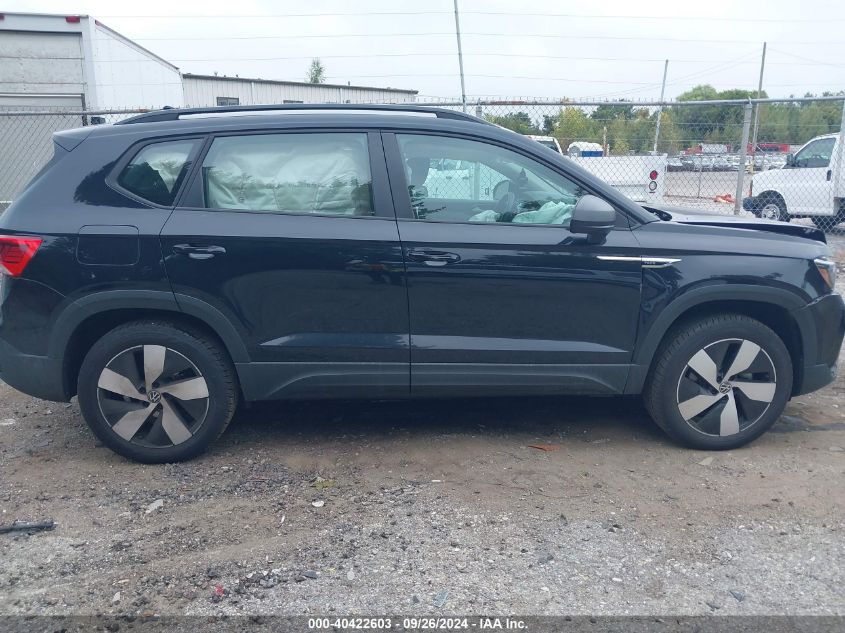 2024 Volkswagen Taos 1.5T S VIN: 3VV8X7B27RM069219 Lot: 40422603