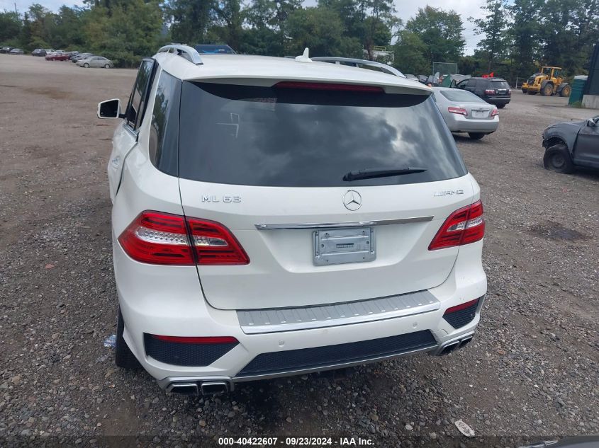 2014 Mercedes-Benz Ml 63 Amg 4Matic VIN: 4JGDA7EB9EA347695 Lot: 40422607