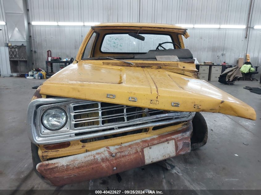 D14AE4S103656 1974 Dodge D100