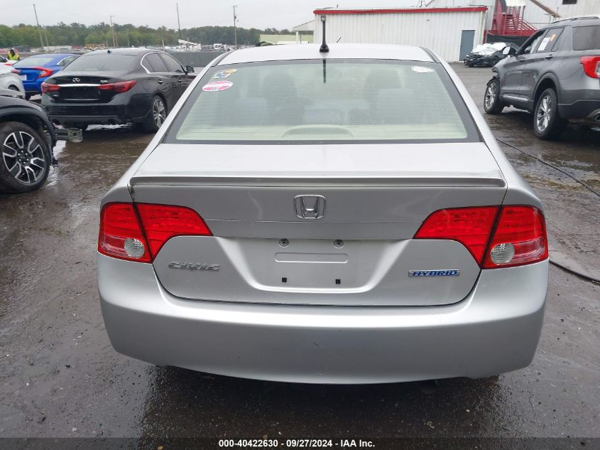 JHMFA36288S008198 2008 Honda Civic Hybrid