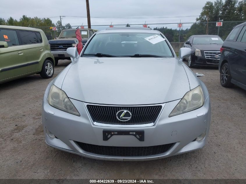 JTHBE262075016337 2007 Lexus Is 350