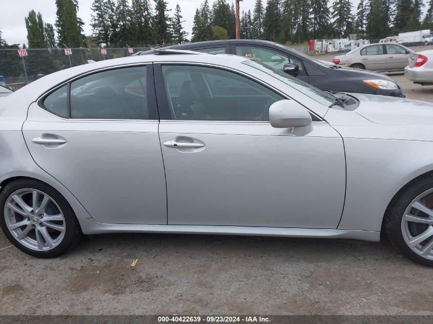 2007 Lexus Is 350 VIN: JTHBE262075016337 Lot: 40422639