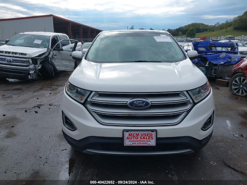 2015 Ford Edge Titanium VIN: 2FMTK4K85FBB47838 Lot: 40422652