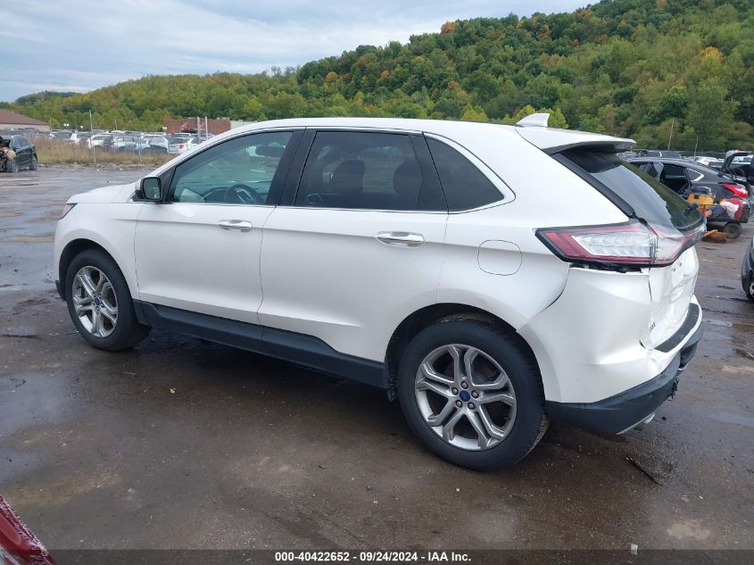 2015 Ford Edge Titanium VIN: 2FMTK4K85FBB47838 Lot: 40422652