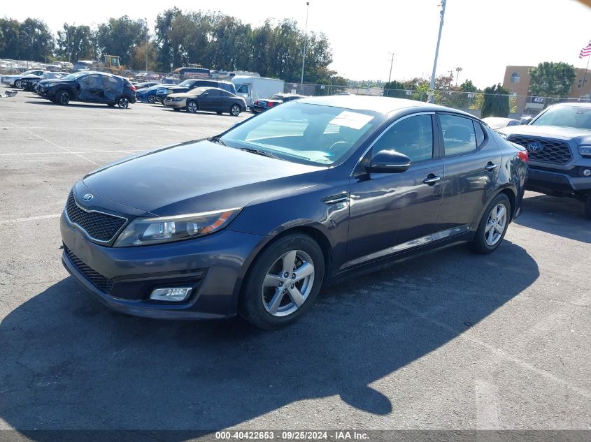 5XXGM4A7XFG446086 2015 KIA OPTIMA - Image 2