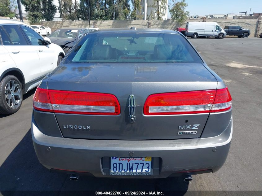 2011 Lincoln Mkz Hybrid VIN: 3LNDL2L3XBR773681 Lot: 40422700