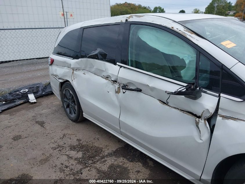 2023 Honda Odyssey Elite VIN: 5FNRL6H90PB035878 Lot: 40422760