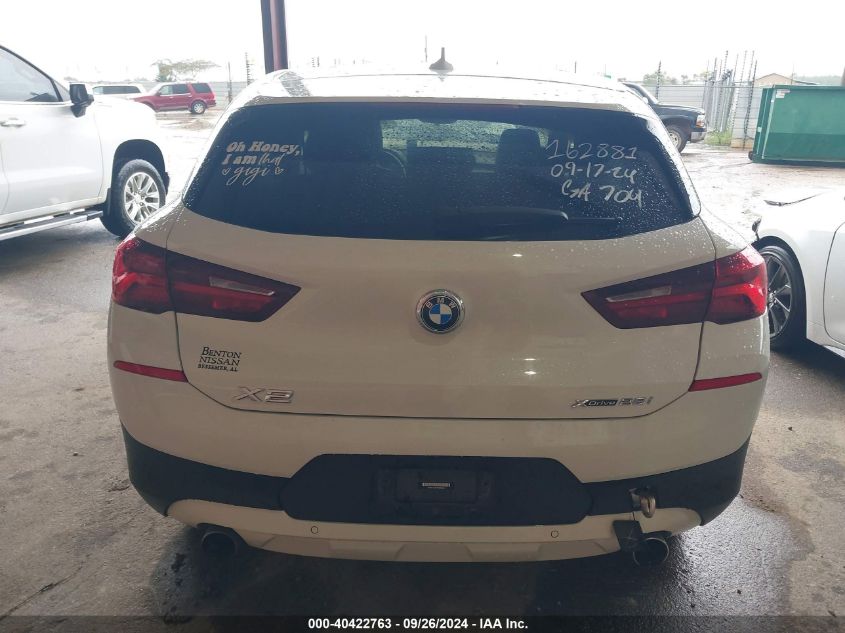 2022 BMW X2 xDrive28I VIN: WBXYJ1C01N5U06240 Lot: 40422763