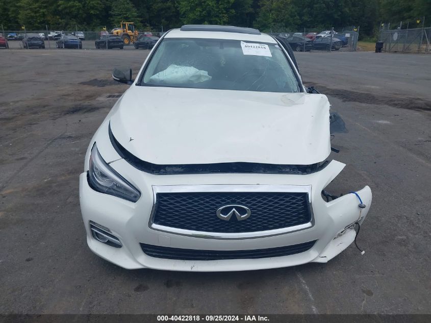 2014 Infiniti Q50 VIN: JN1BV7AR4EM681668 Lot: 40422818