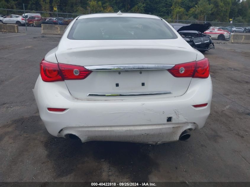 2014 Infiniti Q50 VIN: JN1BV7AR4EM681668 Lot: 40422818