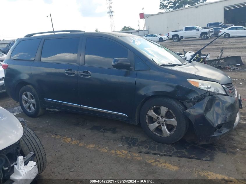 2015 Toyota Sienna Le VIN: 5TDKK3DC8FS534510 Lot: 40422821