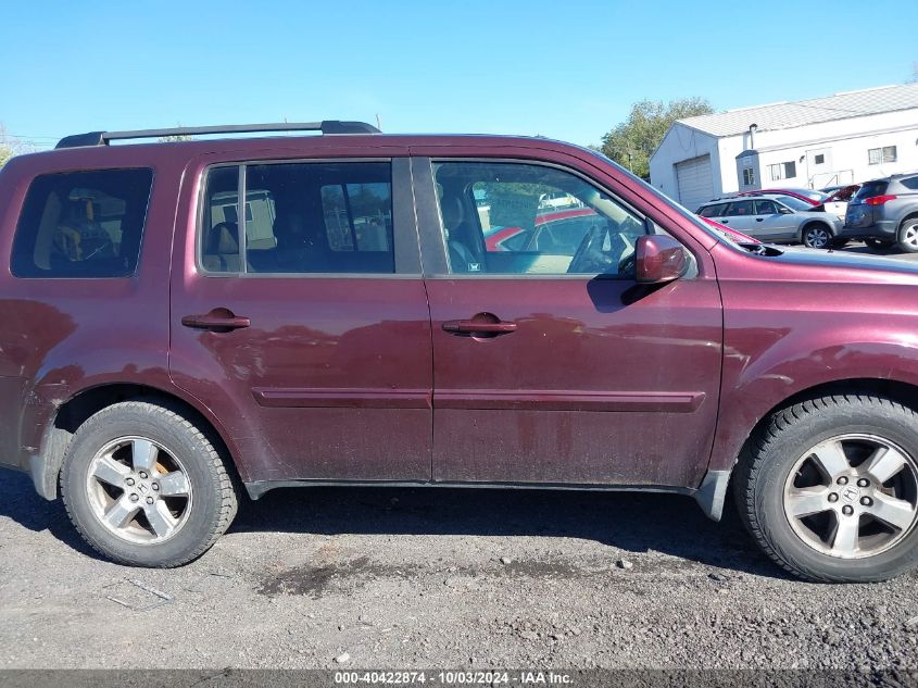 2009 Honda Pilot Ex-L VIN: 5FNYF486X9B019106 Lot: 40422874