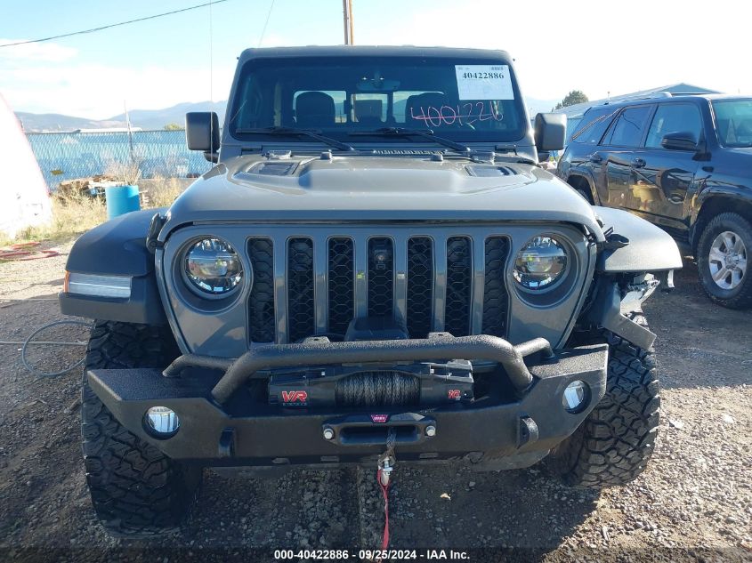 2021 Jeep Gladiator Rubicon 4X4 VIN: 1C6JJTBGXML509425 Lot: 40422886