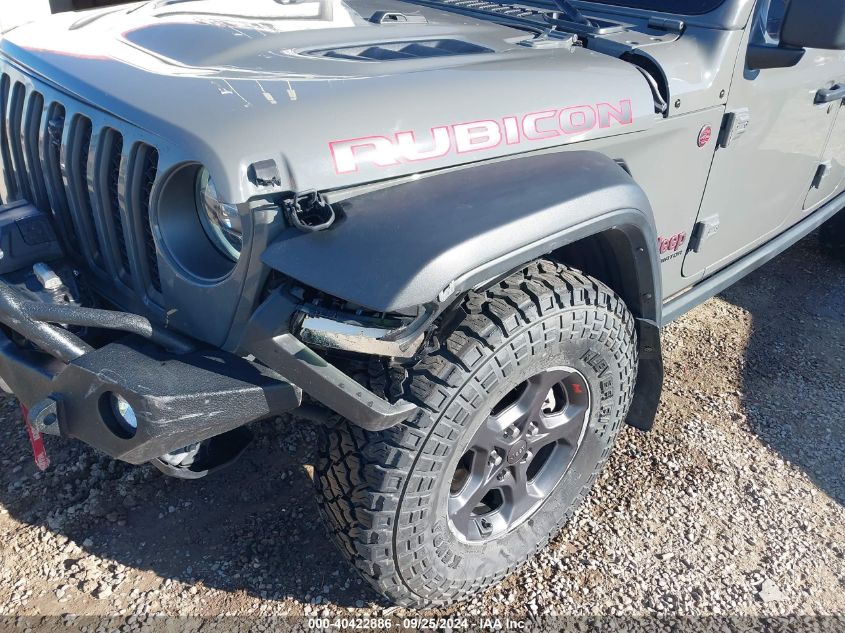 2021 Jeep Gladiator Rubicon 4X4 VIN: 1C6JJTBGXML509425 Lot: 40422886