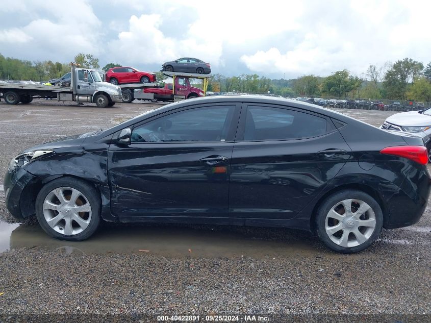 2013 Hyundai Elantra Limited VIN: 5NPDH4AE9DH252611 Lot: 40422891