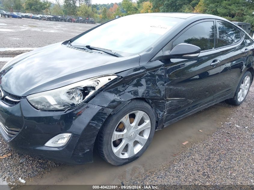 2013 Hyundai Elantra Limited VIN: 5NPDH4AE9DH252611 Lot: 40422891