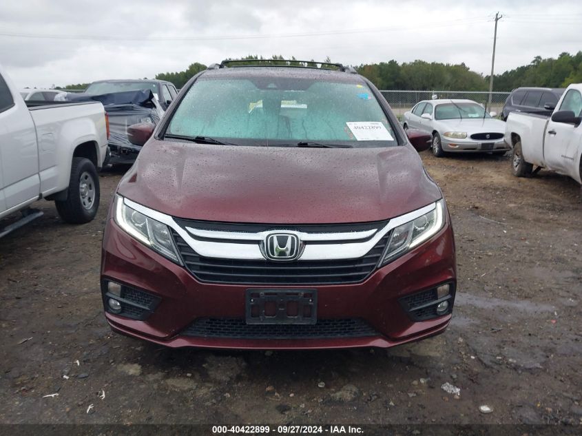 2018 Honda Odyssey Ex-L VIN: 5FNRL6H71JB091432 Lot: 40422899