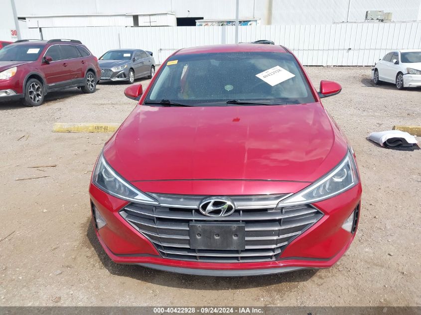 2019 Hyundai Elantra Se VIN: 5NPD74LF6KH477395 Lot: 40422928