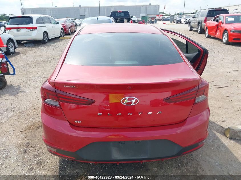 2019 Hyundai Elantra Se VIN: 5NPD74LF6KH477395 Lot: 40422928