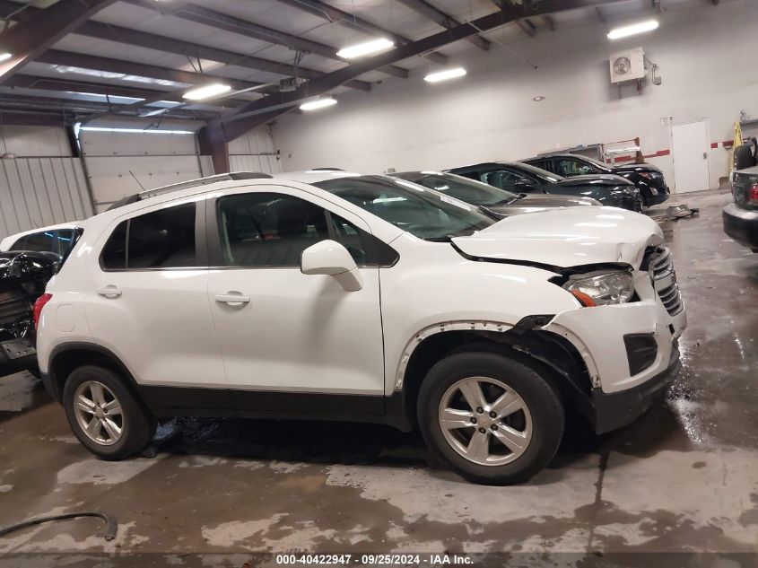 2016 Chevrolet Trax Lt VIN: 3GNCJPSB2GL234260 Lot: 40422947