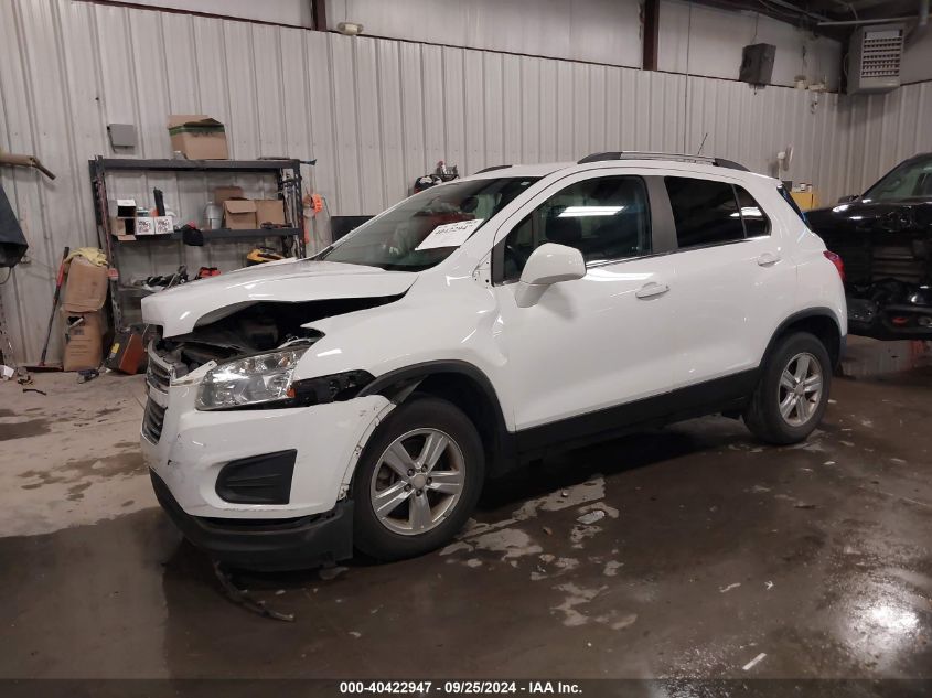 3GNCJPSB2GL234260 2016 CHEVROLET TRAX - Image 2