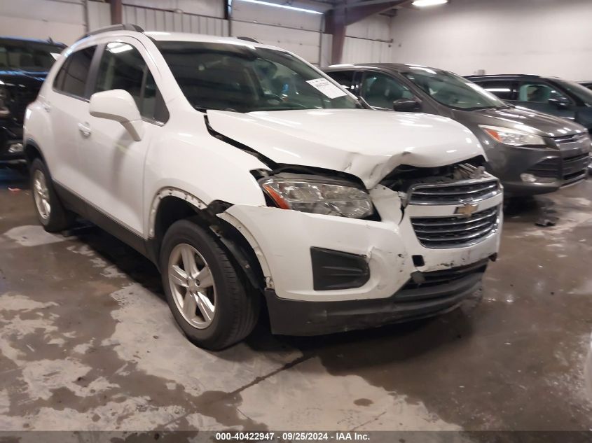 2016 Chevrolet Trax Lt VIN: 3GNCJPSB2GL234260 Lot: 40422947