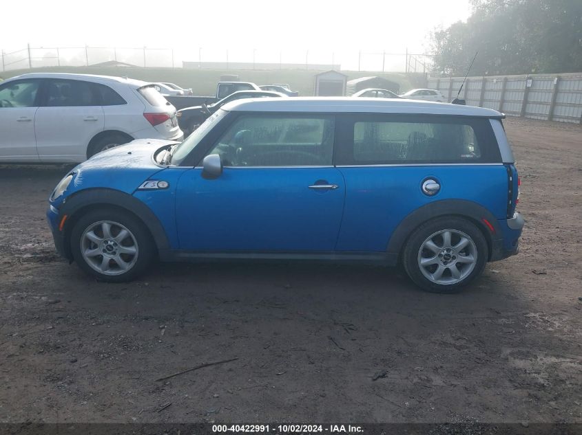 WMWMM335X9TP93234 2009 Mini Cooper S Clubman