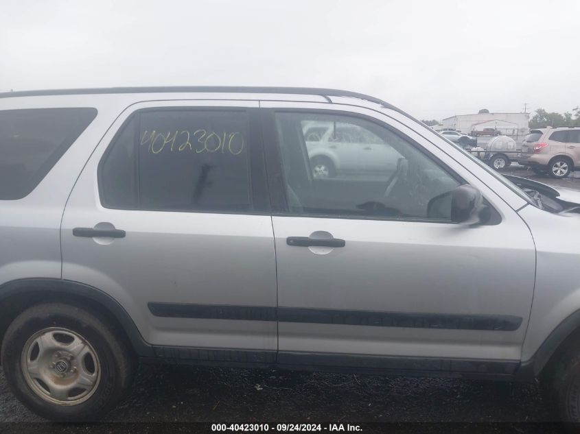 2004 Honda Cr-V Lx VIN: SHSRD68434U205138 Lot: 40423010