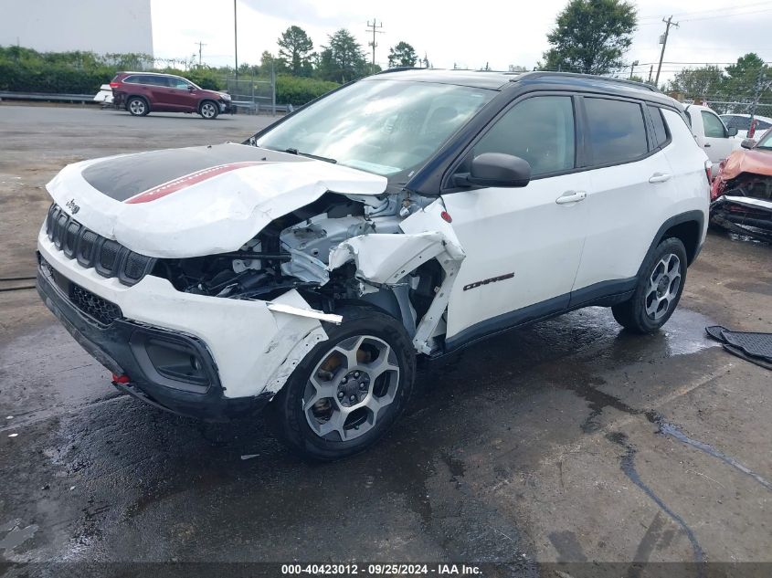 VIN 3C4NJDDB7NT133077 2022 JEEP COMPASS TRAILHAWK 4X4