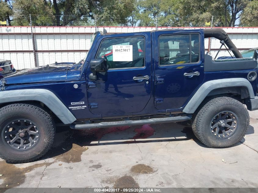 2013 Jeep Wrangler Unlimited Sport VIN: 1C4BJWDG5DL581399 Lot: 40423017