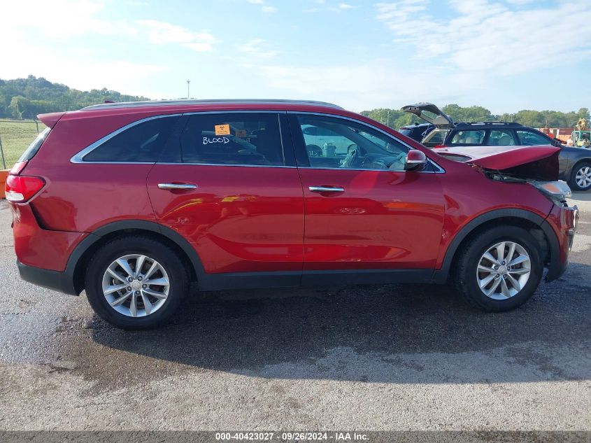 2017 Kia Sorento 2.4L Lx VIN: 5XYPG4A3XHG293616 Lot: 40423027