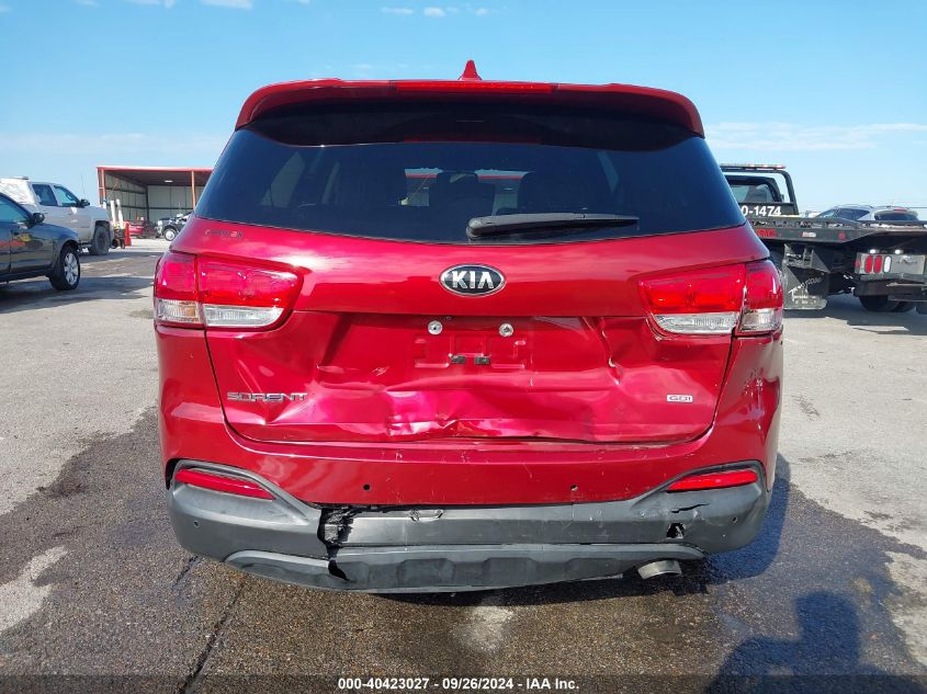 2017 Kia Sorento 2.4L Lx VIN: 5XYPG4A3XHG293616 Lot: 40423027