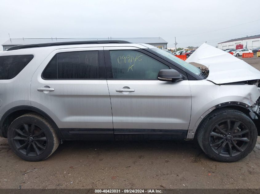 1FM5K7D86HGC99145 2017 Ford Explorer Xlt