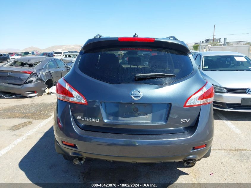 JN8AZ1MU1BW055378 2011 Nissan Murano Sv